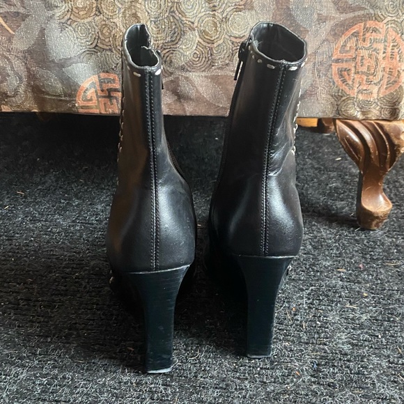 Diba leather wedge boot - Picture 3 of 5